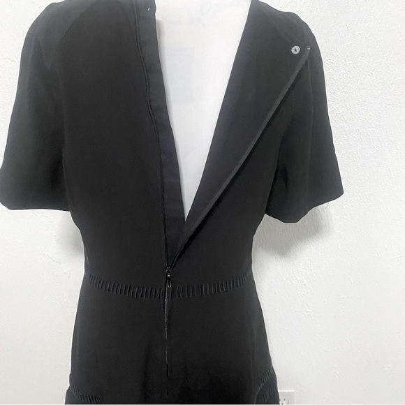 FINDERS Women’s Eyelet Fit and Flare Black Dress Size X-Large Unique Heavyweight - Picture 4 of 15